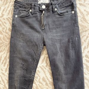Free People Black Stretch Denim - Size 24